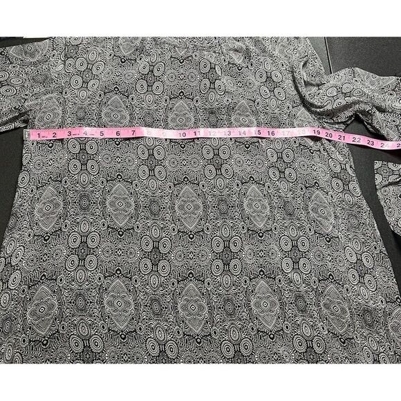 Ikks Gray Mandala Pattern Dress Size 34 * Flaw - Picture 6 of 16
